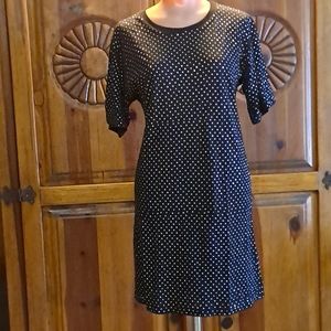 Kiki Riki black rhinestone dress sz M